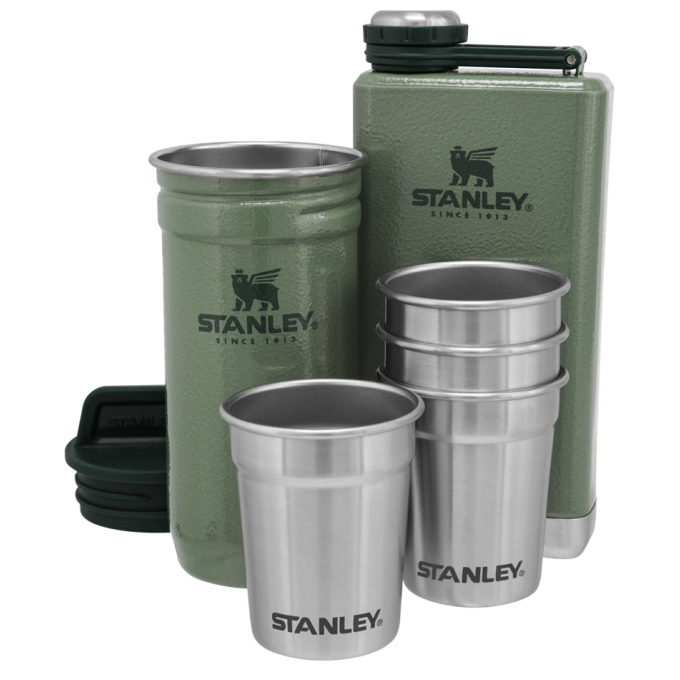 Набор Stanley Adventure: стопки 0,59 л + фляга 0,23 л, зелёный